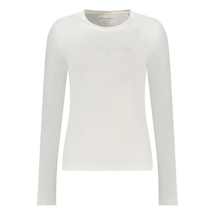 Guess Jeans Women's White Cotton T-Shirt