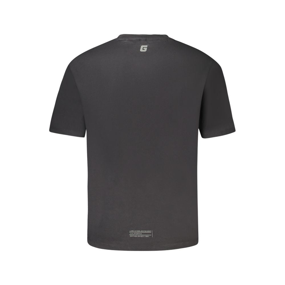 Guess Jeans Men's Black Cotton T-Shirt