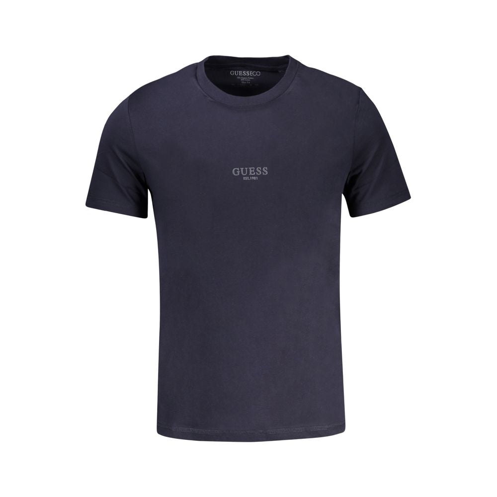 Guess Jeans Blu Baumwoll-T-Shirt für Herren