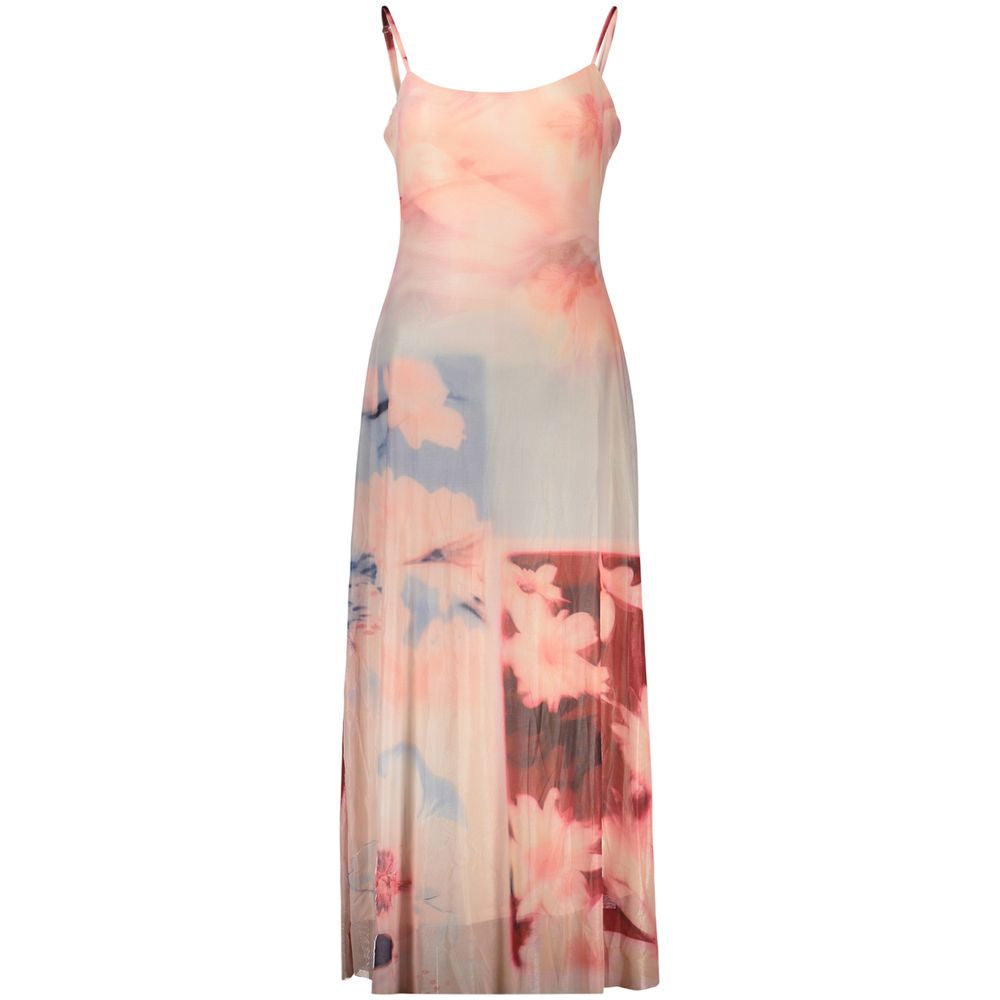 Desigual Pink Viscose Damenkleid