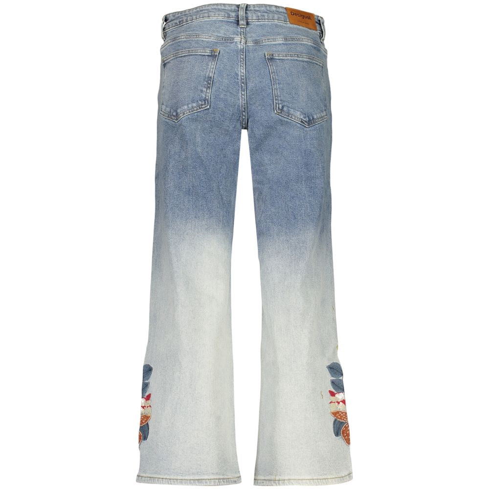Desigual Azzurro Baumwoll-Jeans für Damen