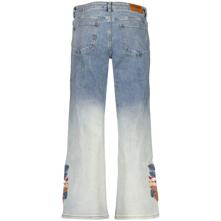 Desigual Azzurro Baumwoll-Jeans für Damen