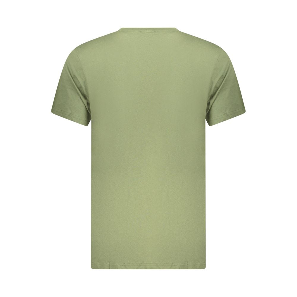 Cavalli Class Men's T-Shirt in Verde Cotton