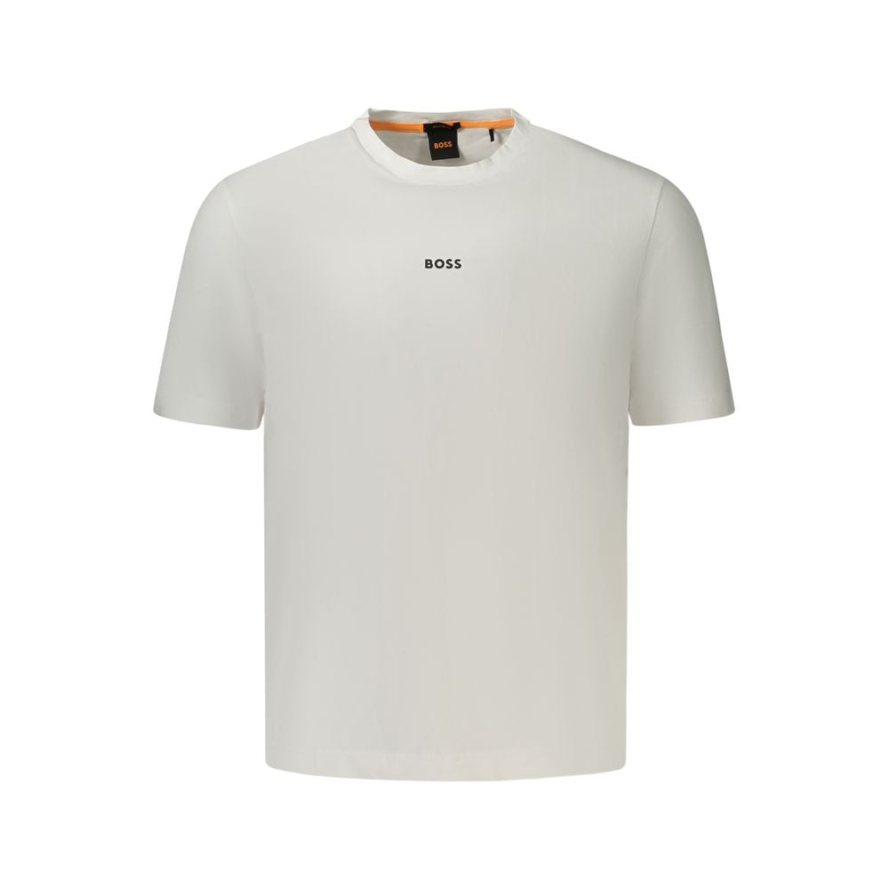 Hugo Boss Men's White Cotton T-Shirt