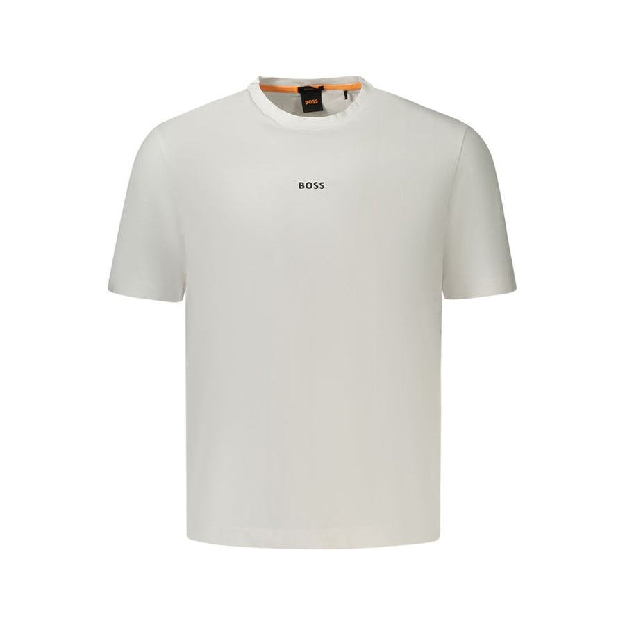 Hugo Boss Men's White Cotton T-Shirt