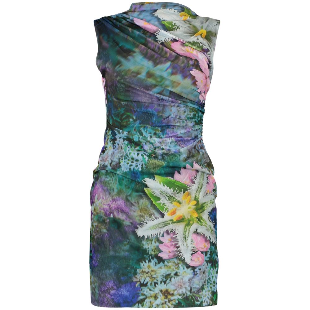 Desigual Grünes Baumwollkleid für den Alltag