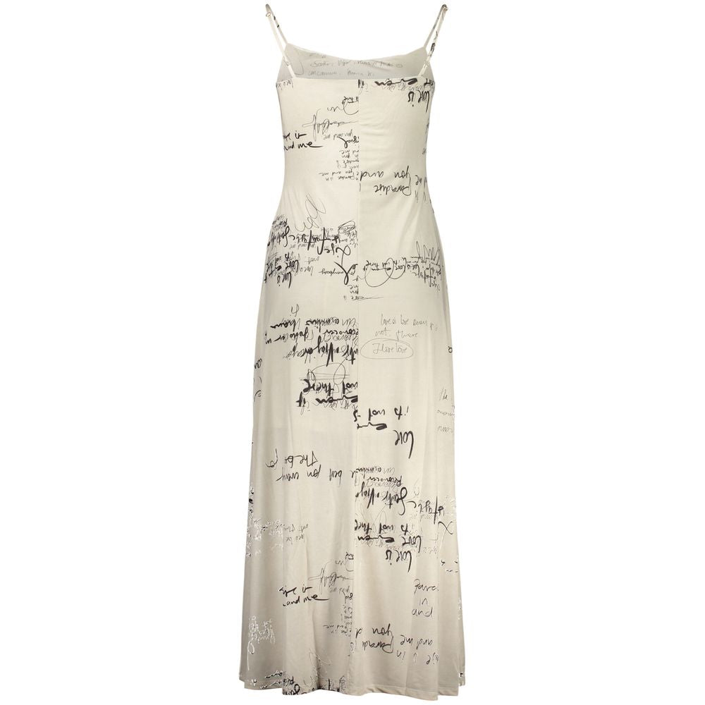 Desigual Weißes Polyester Freizeitkleid