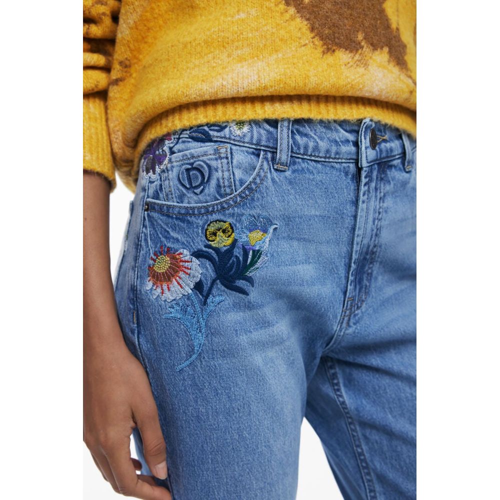 Desigual Blaue Baumwolljeans Denim