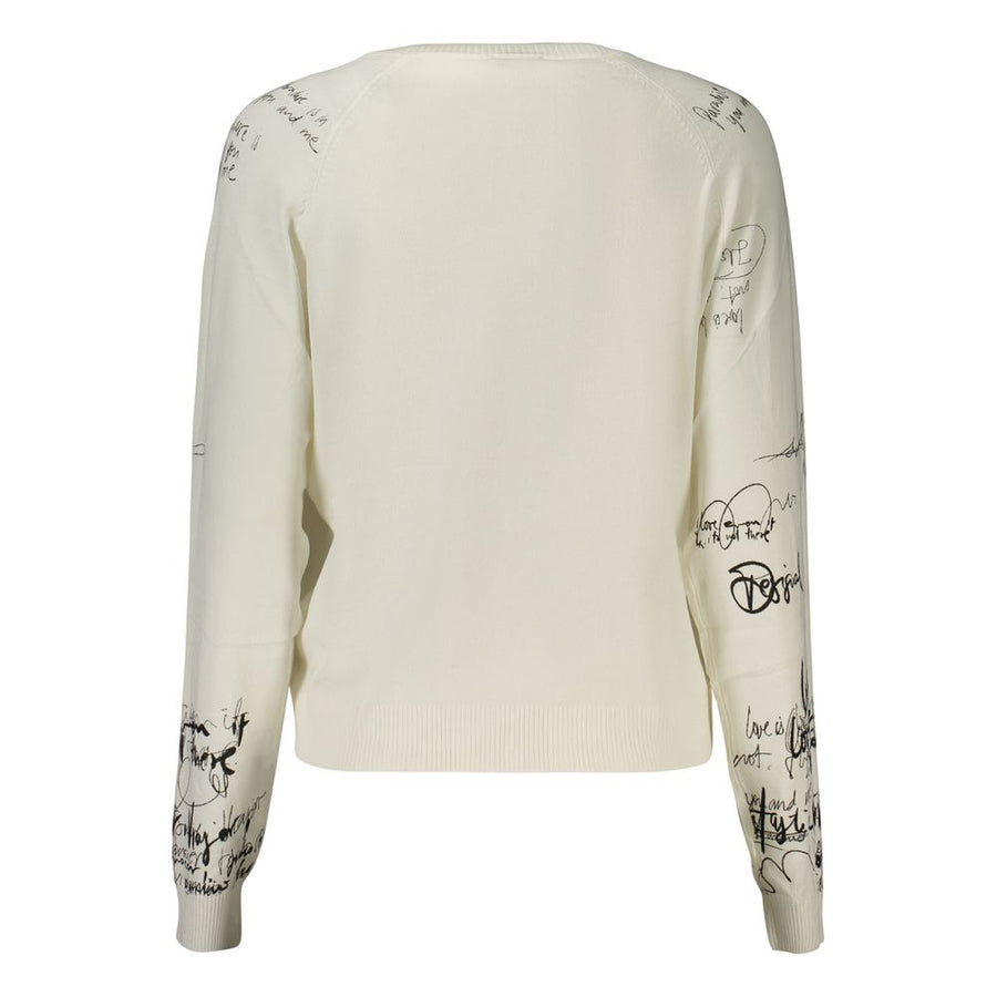 Desigual Weißer Sweatshirt aus Viskose