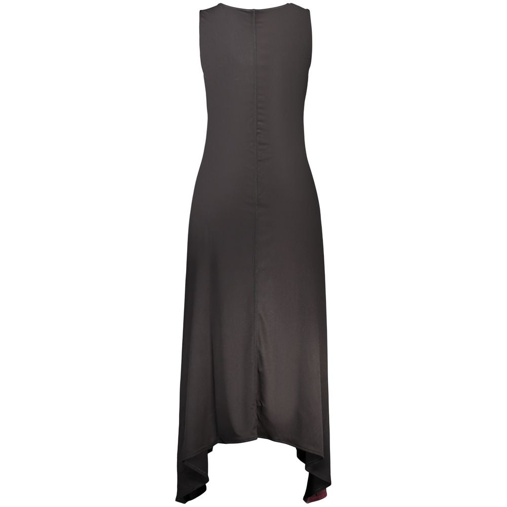Desigual Schwarzes Freizeitkleid aus Polyester
