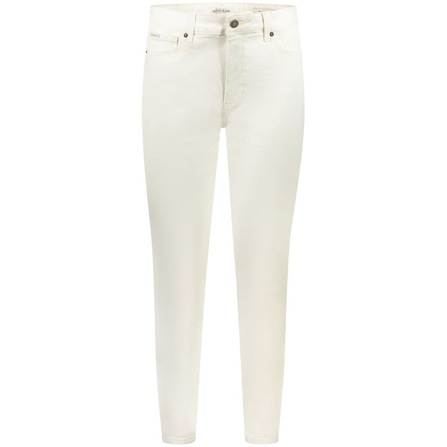 Guess Jeans Weiße Skinny Jeans aus Baumwolle