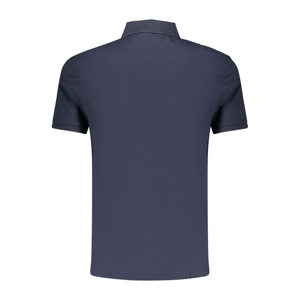 Calvin Klein Men's Blue Cotton Polo Shirt