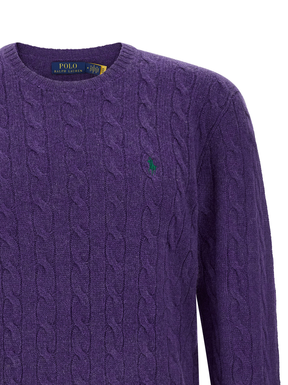 Polo Ralph Lauren Lilac Wool Cardigan
