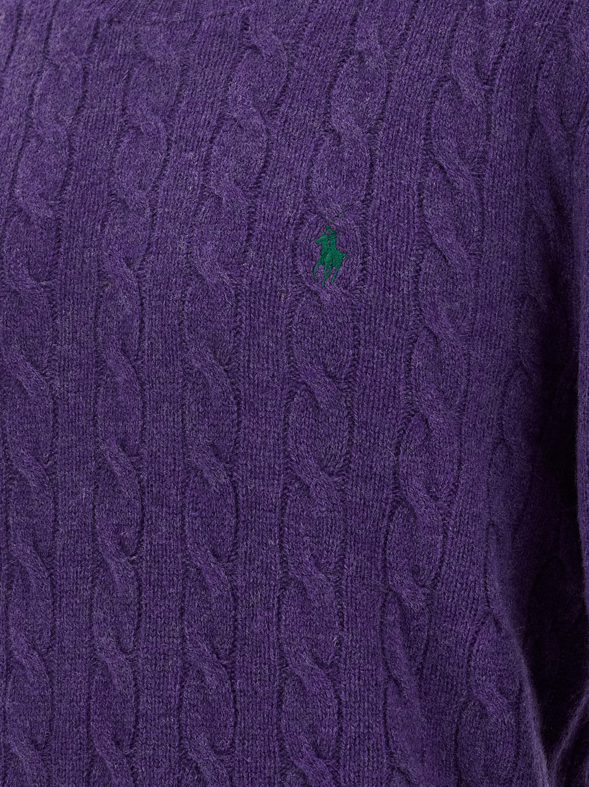 Polo Ralph Lauren Lilac Wool Cardigan