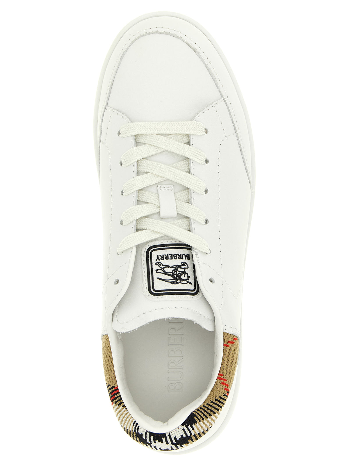 Burberry Multicolor Calf Leather Low-Top Sneakers