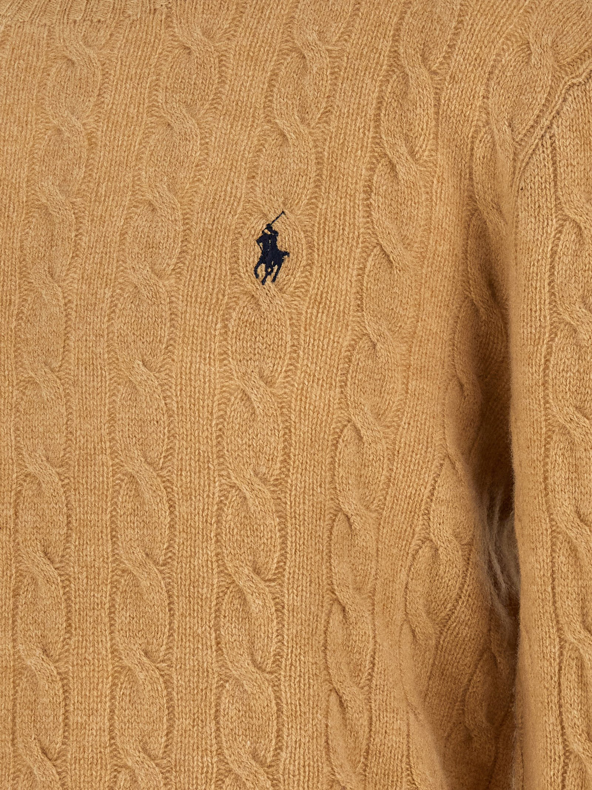 Polo Ralph Lauren Beige Wollstrickjacke