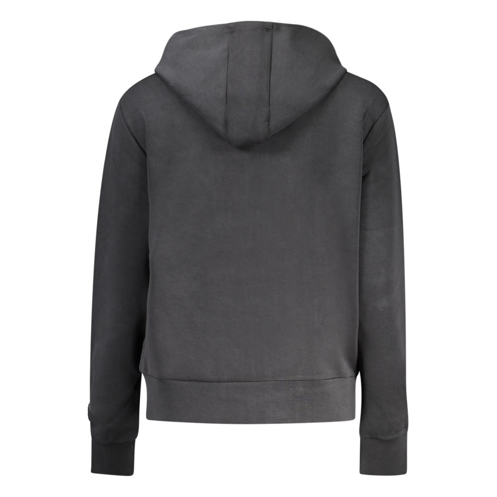 Guess Jeans Schwarzer Kapuzenpullover aus Polyester für Damen