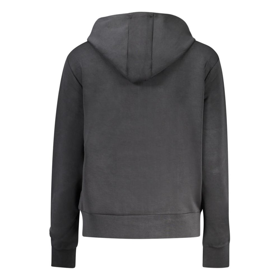 Guess Jeans Schwarzer Kapuzenpullover aus Polyester für Damen