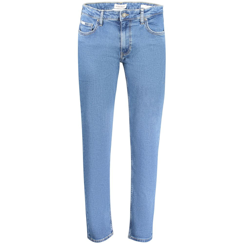 Guess Jeans Men's Blue Cotton Jeans