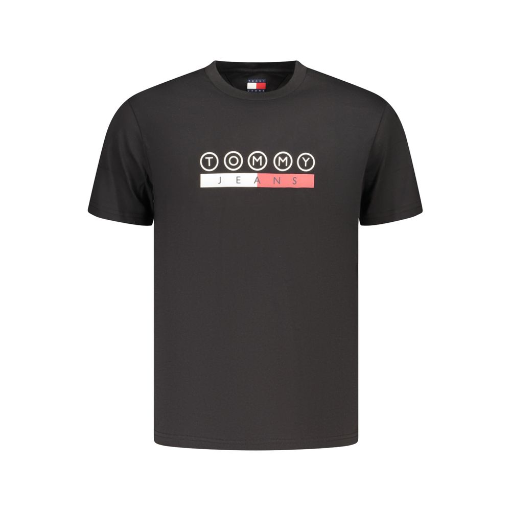 Tommy Hilfiger Men's Black Cotton T-Shirt