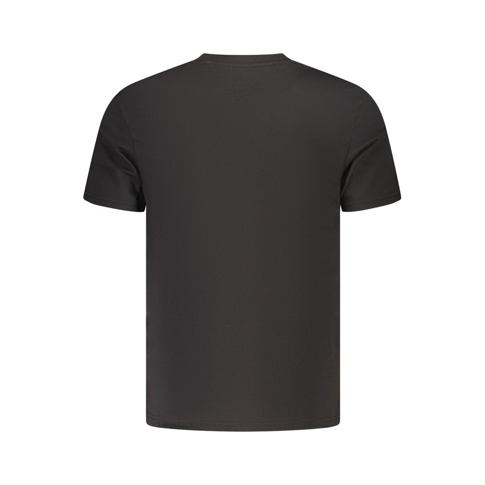 Tommy Hilfiger Men's Black Cotton T-Shirt
