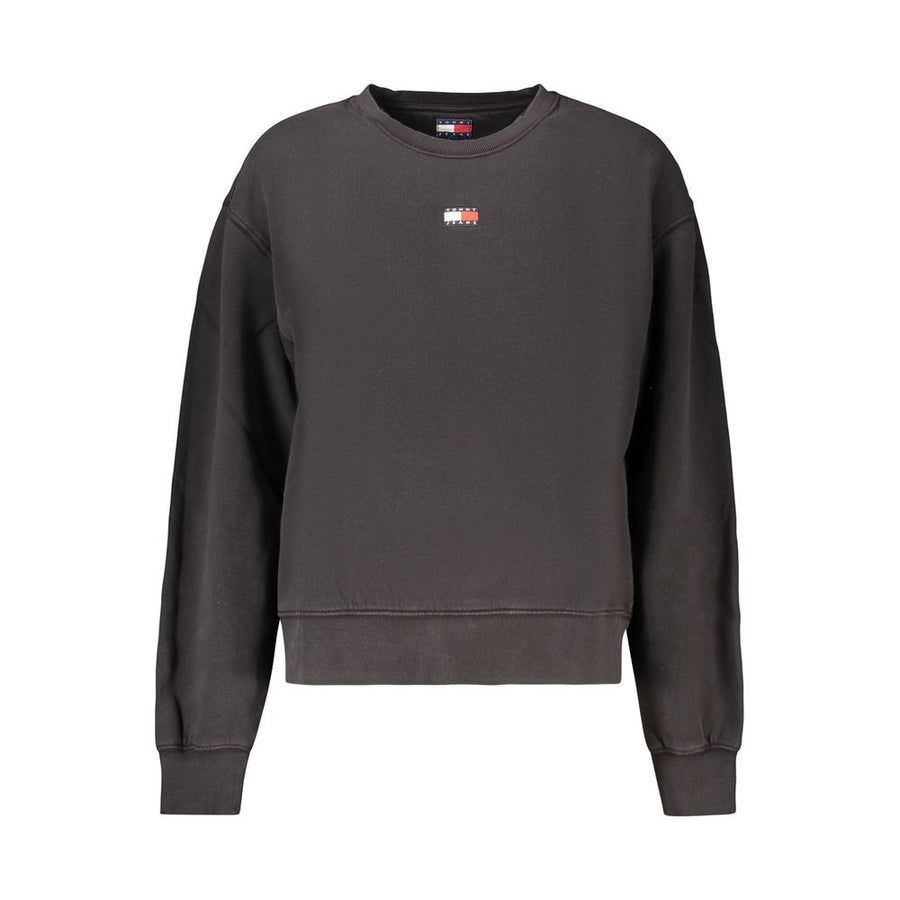 Tommy Hilfiger Schwarzer Baumwoll-Sweatshirt