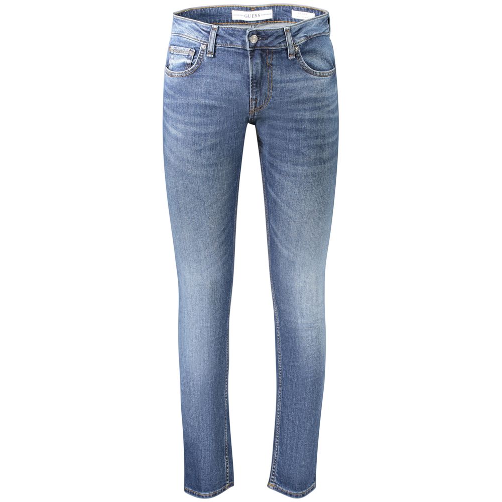 Guess Jeans Blaue Baumwoll-Skinny-Jeans