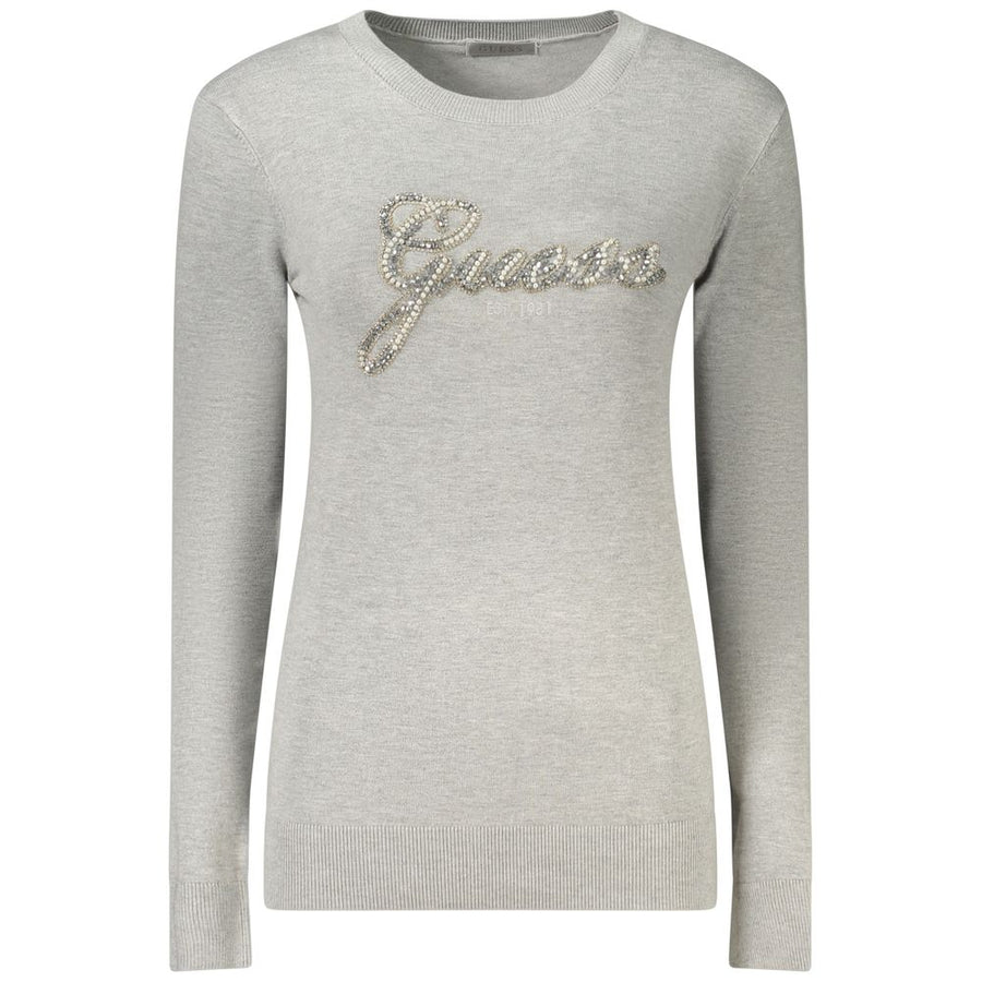 Guess Jeans Graues Sweatshirt aus Viskose