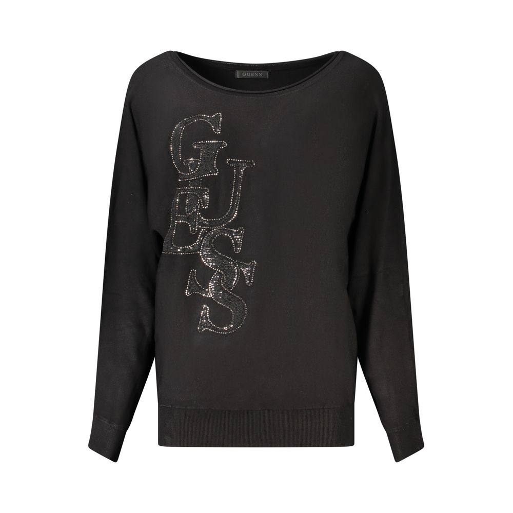 Guess Jeans Schwarzer Sweatshirt aus Viskose