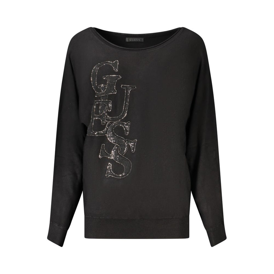 Guess Jeans Schwarzer Sweatshirt aus Viskose