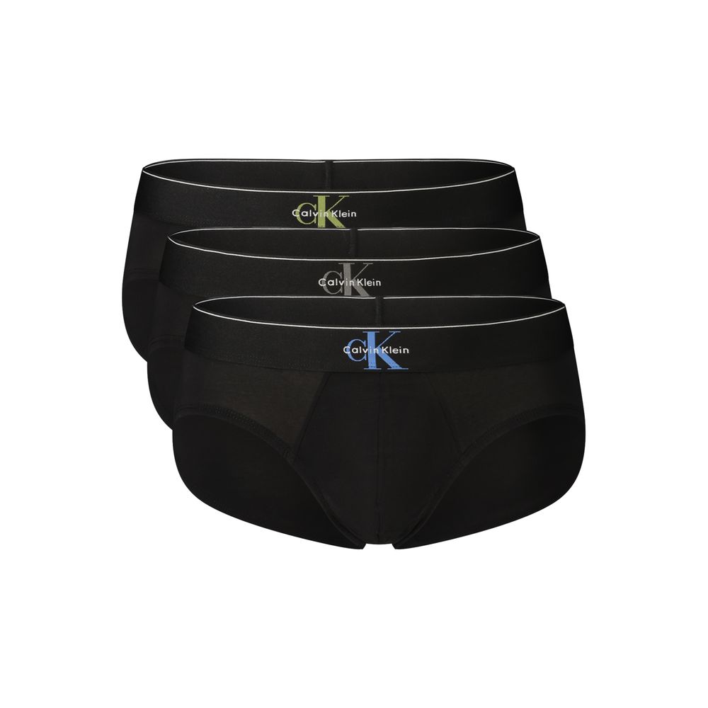 Calvin Klein Schwarze Baumwoll-Herren-Slips