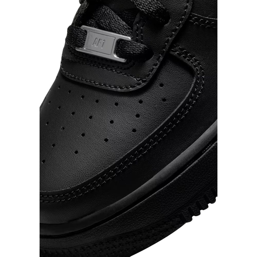 Nike Black Leather Low-Top Sneakers