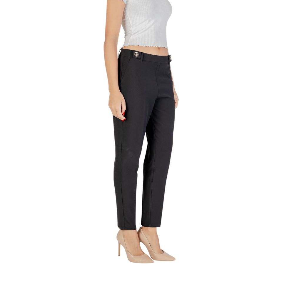 Only Schwarze Freizeithose aus recyceltem Polyester