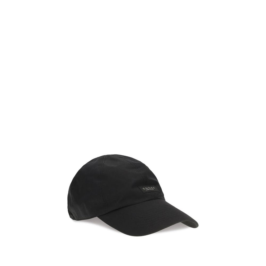 Gucci Schwarze Baumwollkappe (Baseball Cap)