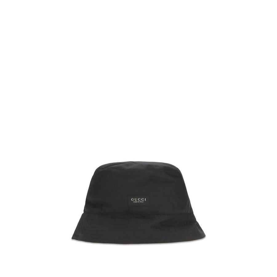 Gucci Schwarzer Baumwoll-Bucket Hat