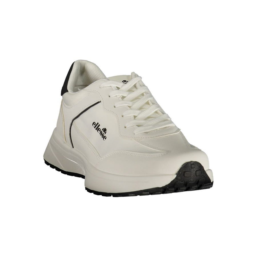 Ellesse men's sneakers in white polyurethane