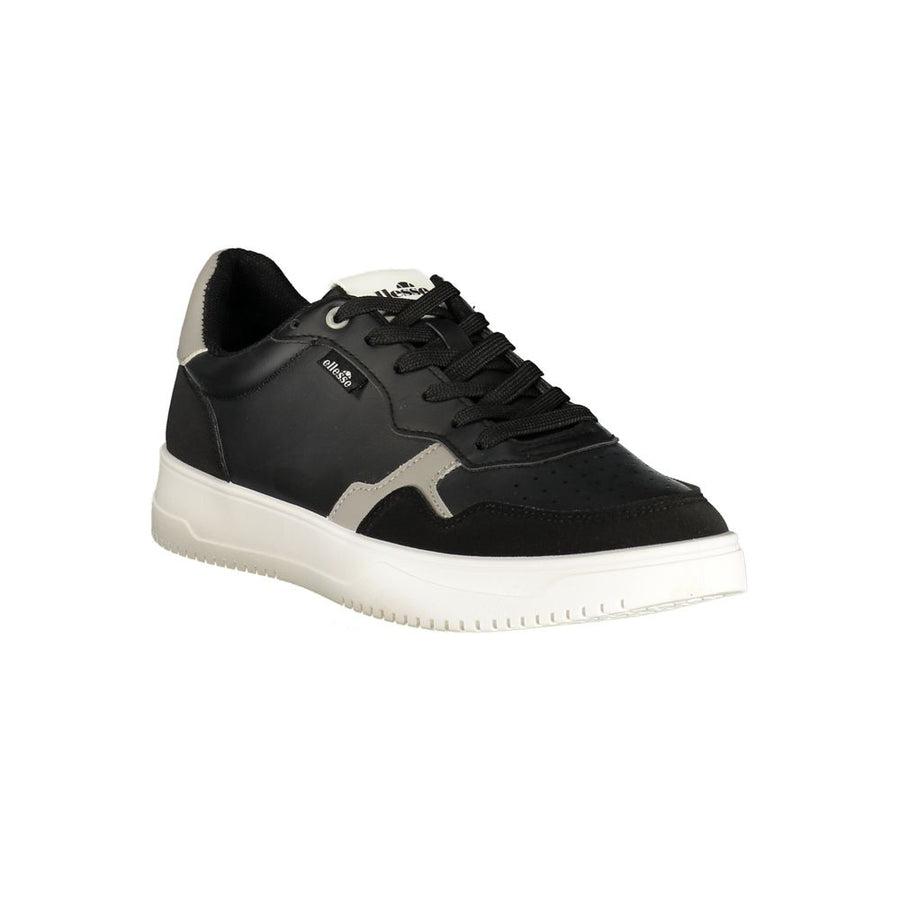 Ellesse Black Polyester Sports Shoes
