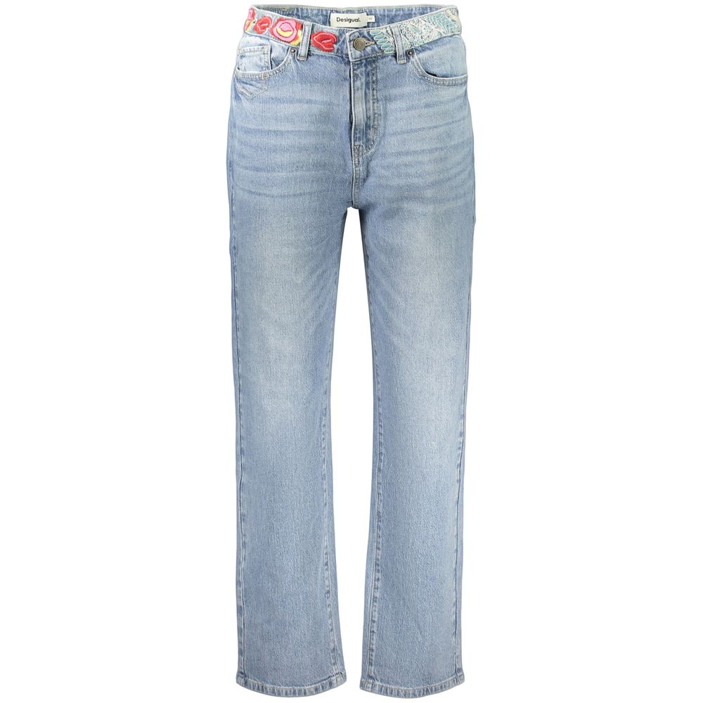 Desigual Azzurro Baumwoll-Jeans für Damen