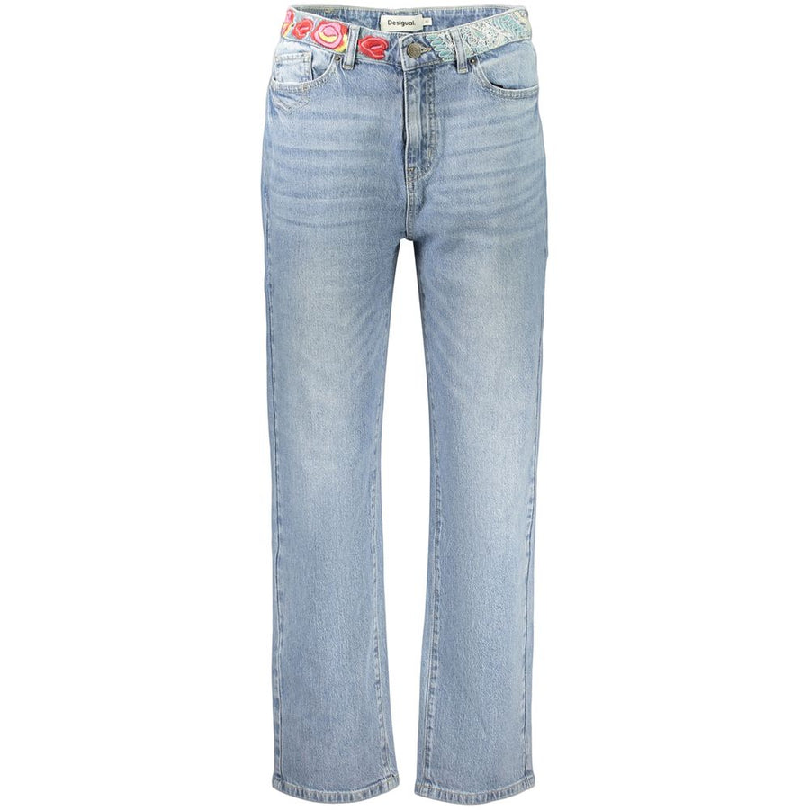 Desigual Azzurro Baumwoll-Jeans für Damen