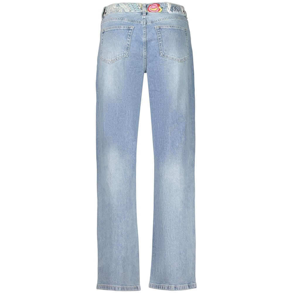 Desigual Azzurro Baumwoll-Jeans für Damen