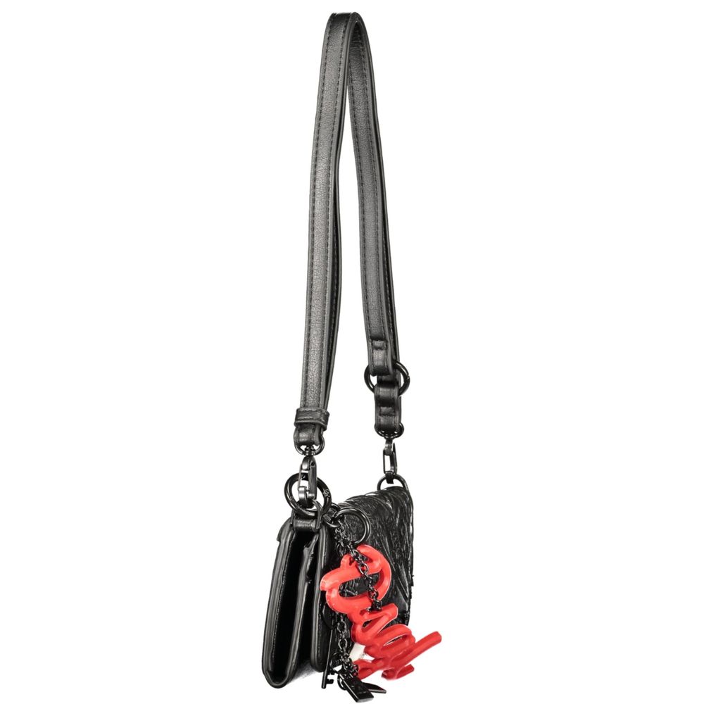 Desigual Schwarze Damen Geldbörse aus Polyurethan