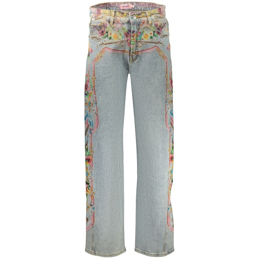 Desigual Blaue Jeans aus Baumwolle für Damen