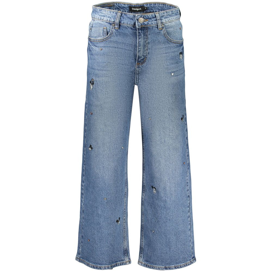 Desigual Damen-Jeans aus Baumwolle in Blau