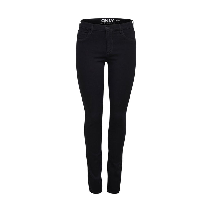 Only Schwarze Skinny Jeans aus Viskose