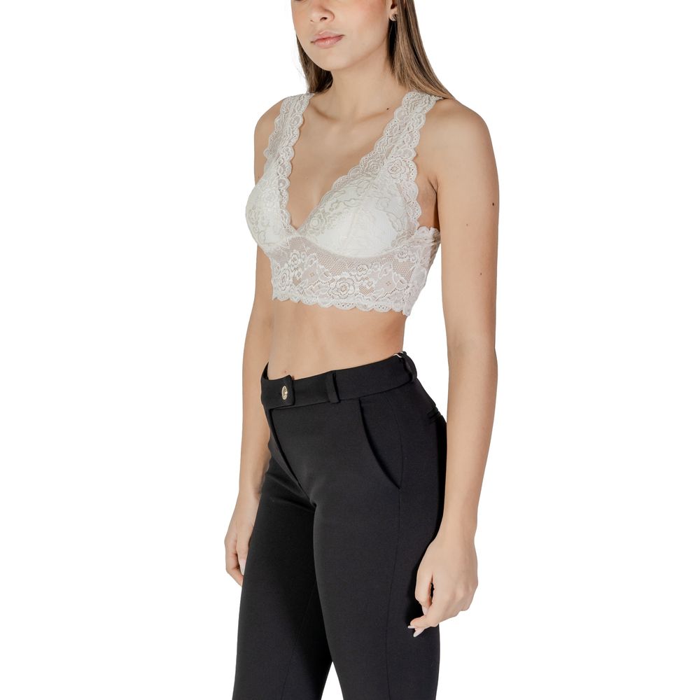 Only Weißer BH aus Polyester