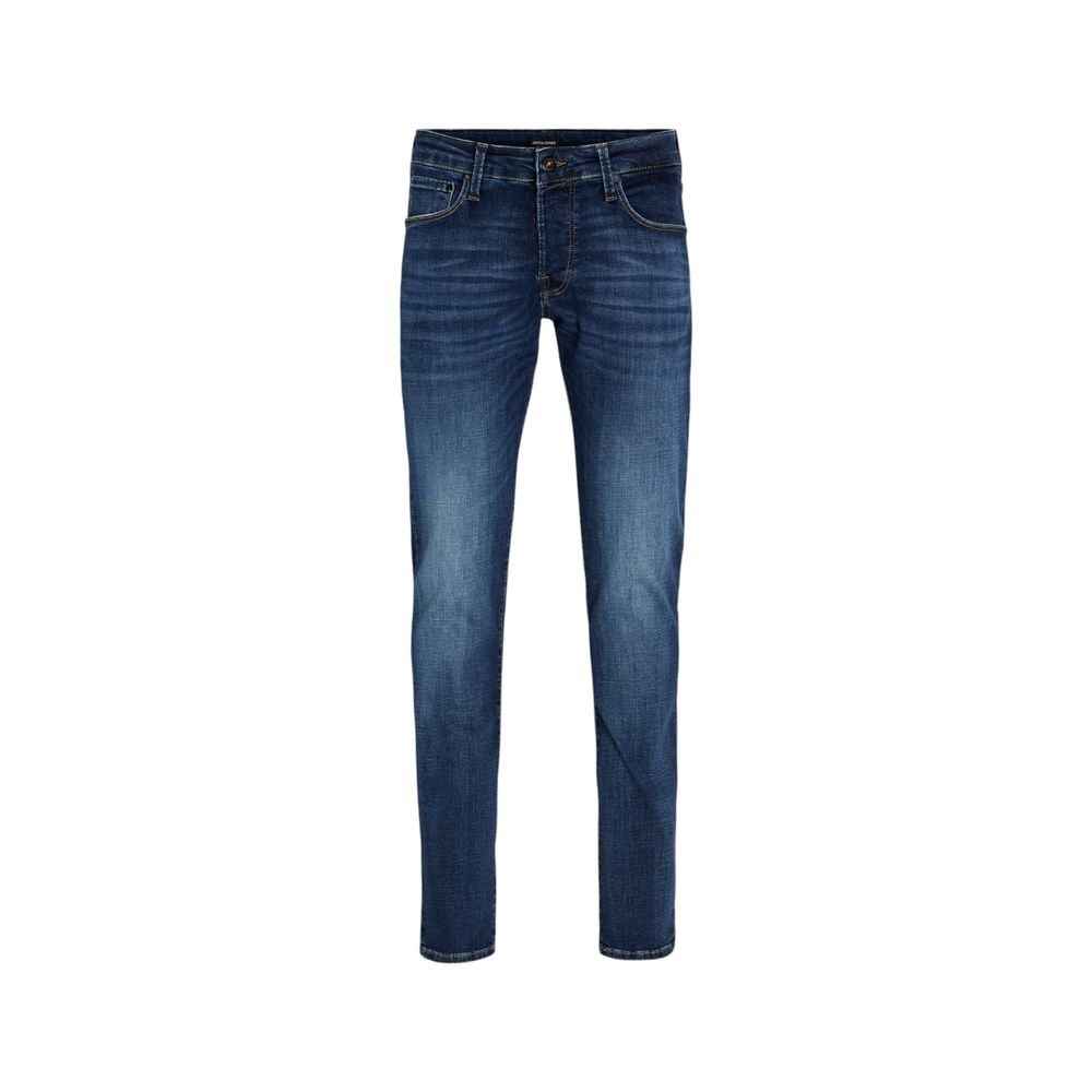 Jack Jones Blaue Baumwoll-Skinny-Jeans