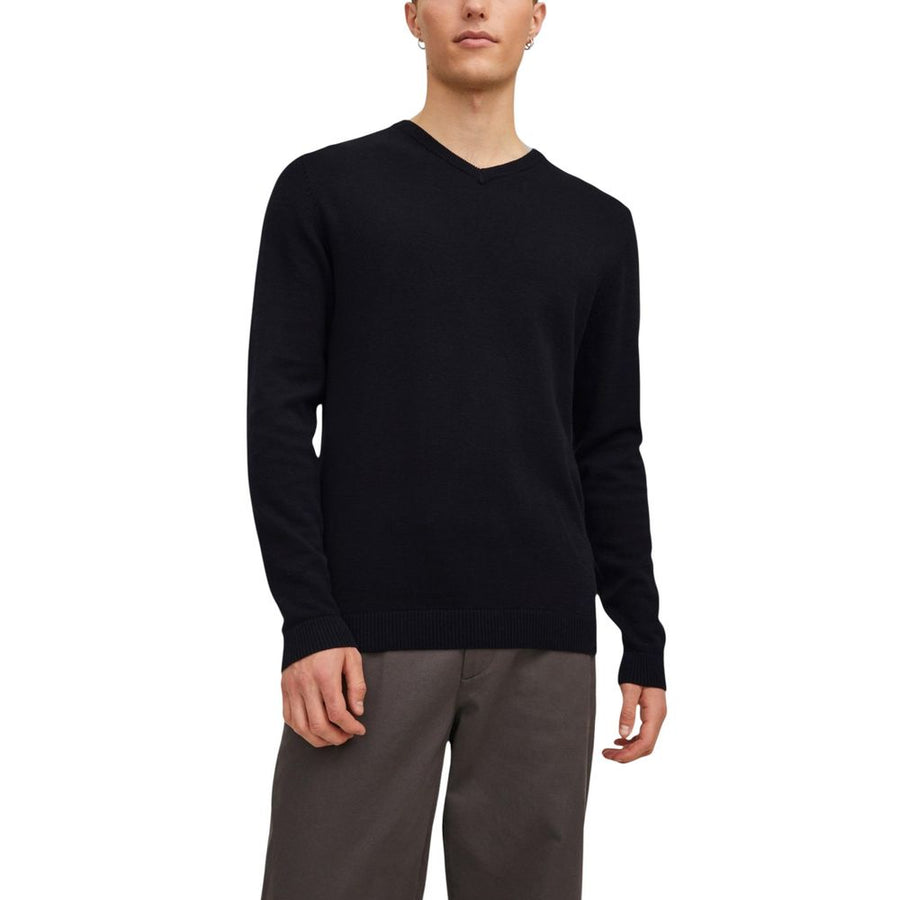 Jack Jones Schwarzer Baumwoll-Sweatshirt