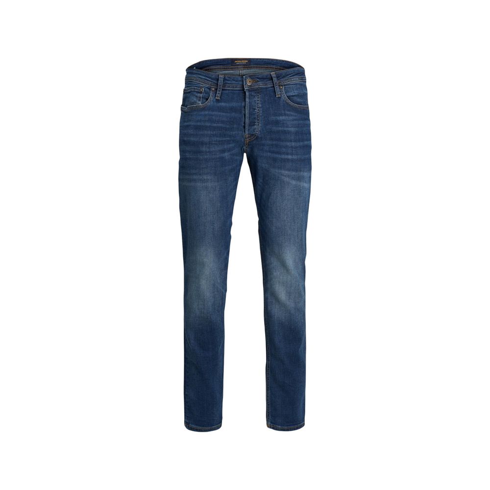 Jack Jones Blaue Baumwoll-Skinny-Jeans