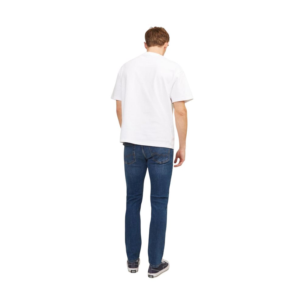Jack Jones Blaue Baumwoll-Skinny-Jeans