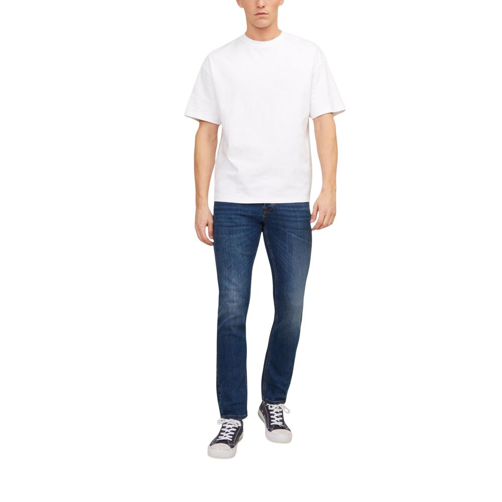 Jack Jones Blaue Baumwoll-Skinny-Jeans